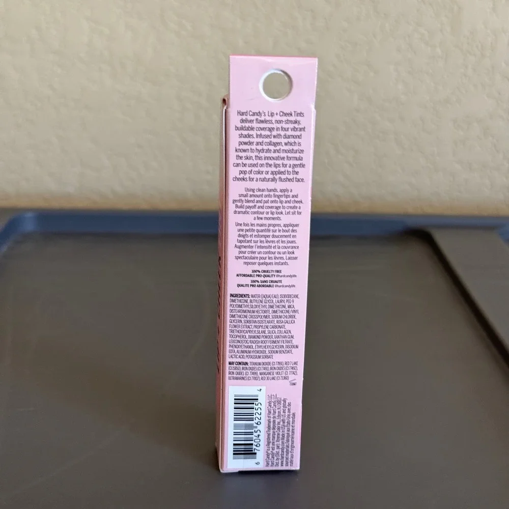 Hard Candy Lip + Cheek Tint Women 0.57oz Coral 2255 Don't Coral New Moisturizing